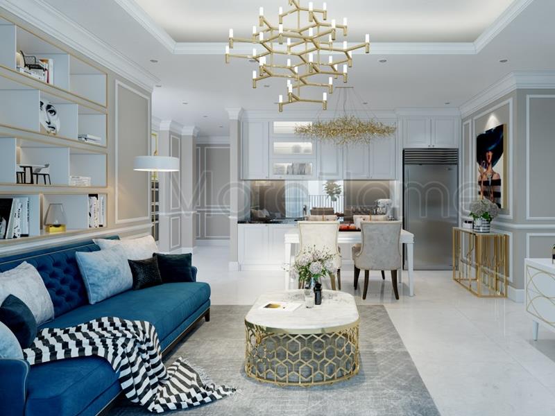  Thi công nội thất chung cư Vinhomes Central Park Tân Cảng